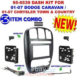 01-07 CARAVAN / TOWN & COUNTRY Car Radio Stereo Installation Double Din Dash Kit