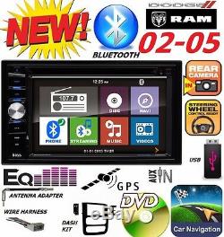 02 03 04 05 Dodge Ram Gps Navigation System Bluetooth DVD Video Car Stereo Radio