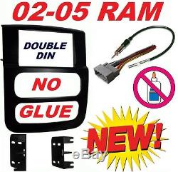 02 03 04 05 Ram Pioneer DVD Car Stereo Radio Double Din Installation Dash Kit