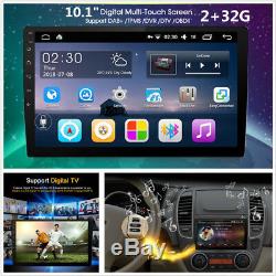 10.1HD Android 6.0 Double 2Din Quad-Core 2+32G WiFi Car GPS Stereo Radio Player