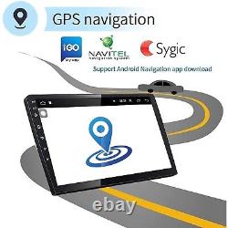 10.1Inch 2.5D HD Double Din Car Stereo Radio Receiver, Android Touch Screen M