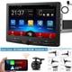 10.1qled Single 1-din Android 13 64g Car Stereo Gps Radio Sat Navi 4g Lte Wifi