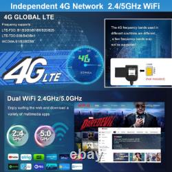 10.1QLED Single 1-DIN Android 13 64G Car Stereo GPS Radio Sat Navi 4G LTE WiFi