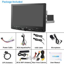 10.1QLED Single 1-DIN Android 13 64G Car Stereo GPS Radio Sat Navi 4G LTE WiFi