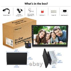10.1Touch Screen Double 2Din Car Stereo Radio Apple CarPlay Android Auto Camera