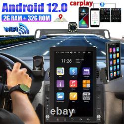 10.1Vertical Car Stereo Radio Android12 GPS Carplay Touch Screen BT Double 2Din