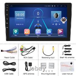 10.1 4+64GB 8-Core Android Double Din Car Stereo Head Unit GPS Navigation Radio