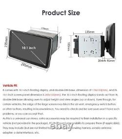 10.1 8 Core Double 2 Din Android 12 QLED Rotatable Car Stereo Radio Carplay DSP