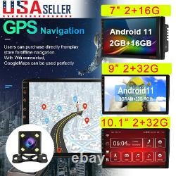 10.1/9/7 Double 2 DIN Android 11.0 USB Car GPS Stereo Radio WiFi Head Unit US