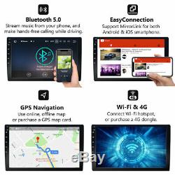 10.1 ANDROID 9.0 4CORE DOUBLE 2 DIN TABLET CAR STEREO RADIO Navigation CAMERA W