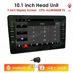 10.1 Android 10 Car Stereo Radio GPS Double 2Din Wifi TV Mirror Link Player+Cam