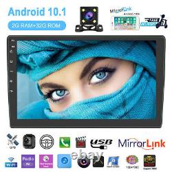 10.1 Android 10 Touch Screen Car Stereo WiFi BT Radio GPS Double 2DIN Bluetooth