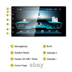 10.1 Android 11.0 Car Stereo GPS Navi WIFI BT FM Player 2+32G Double 2Din Radio