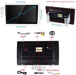 10.1 Android 11 Car Stereo Radio Apple Carplay GPS Navi BT Double 2DIN Camera
