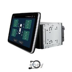 10.1'' Android 12 8+128GB Rotatable QLED Car Stereo Radio GPS Wifi Double 2 DIN