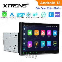 10.1 Android 12 Double DIN Car Touch Screen Stereo DVD Radio GPS RDS Car Play