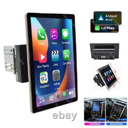 10.1 Android 13 Car Stereo Rotatable Touch Screen GPS Radio Double 2Din Carplay