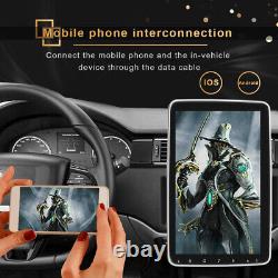 10.1'' Android 13 Rotatable Touch Screen Car Stereo Radio GPS Wifi Double 2DIN
