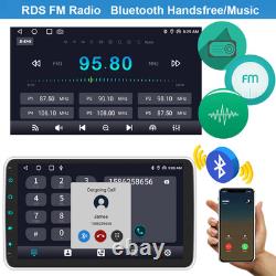 10.1 Android 15 Deck WiFi 2 DIN Car Radio Stereo CarPlay GPS 64GB Rotatable 4GB