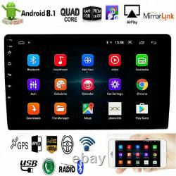 10.1 Android 8.1 Car Stereo Radio GPS Double 2Din Wifi OBD2 Mirror Link Player