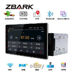 10.1'' Android 9.0 Double 2Din Car Radio Player Stereo GPS Navi WiFi Bluetooth