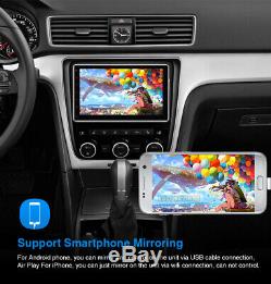 10.1 Android 9.1 Car Stereo GPS Navi MP5 Player Double 2Din Quad Core Radio CAM