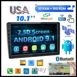 10.1 Android 9.1 Car Stereo Radio Double Din GPS HD 1080P 2.5D Car MP5 Player