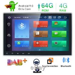 10.1 Car DVD Player Double 2 Din Android 9.0 4GB+64GB GPS NAV Stereo Octa-Core