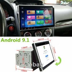 10.1 Car Stereo Radio GPS Android 9.1 Double Din Quad-core 2GB& 32GB Wifi 3G 4G