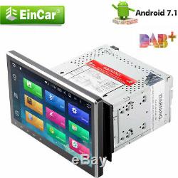 10.1 Double 2DIN Car Android 7.1 Stereo Radio DVD Player 4G WIFI GPS Nav 4-Core