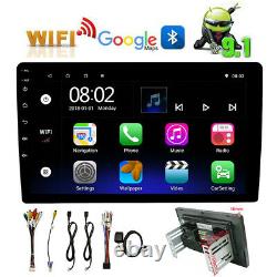 10.1'' Double 2 DIN Android 9.1 Bluetooth GPS Wifi Car Stereo Radio MP5 Player