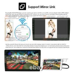 10.1'' Double 2 DIN Android 9.1 Bluetooth GPS Wifi Car Stereo Radio MP5 Player E