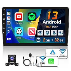 10.1'' Double DIN Android 13 For 2009-2012 Dodge Ram Car Stereo Radio GPS Wifi