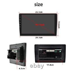 10.1 Double Din Car Stereo with Apple Carplay&Android Auto Play MP5 Radio+Cam