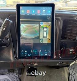 10.1 Double Din Rotated Car Stereo CarPlay Android For GMC Sierra 2003-2006