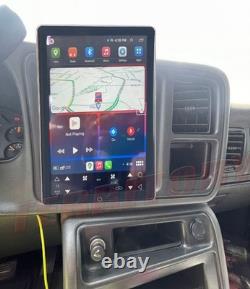 10.1 Double Din Rotated Car Stereo CarPlay Android For GMC Sierra 2003-2006