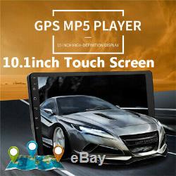 10.1 HD Android 9.1 Double 2Din Car Stereo Radio GPS Wifi OBD2 Mirror Link Unit