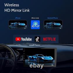 10.1 Inch Double Din Car Stereo Wireless CarPlay Android Auto Bluetooth FM