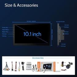 10.1 Inch Double Din Car Stereo Wireless CarPlay Android Auto Bluetooth FM