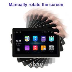 10.1 Rotatable Android 13 Touch Screen Car Stereo Radio GPS WIFI BT Double 2DIN