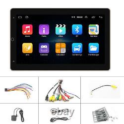 10.1 Rotatable Android 13 Touch Screen Car Stereo Radio GPS WIFI BT Double 2DIN