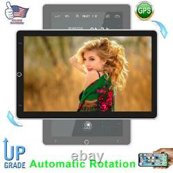 10.1 Rotatable Car Stereo Radio Android 11 Double 2DIN Touch Screen GPS Wifi