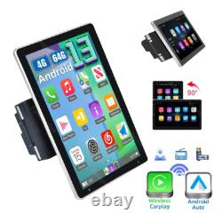 10.1 Rotatable Double 2 Din Car Stereo Radio Android 13.0 GPS Navi WiFi 4+64G
