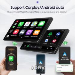 10.1 Rotatable Double 2 Din Car Stereo Radio Android 13.0 GPS Navi WiFi 4+64G