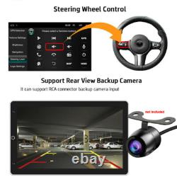 10.1 Rotatable Double 2 Din Car Stereo Radio Android 13.0 GPS Navi WiFi 4+64G