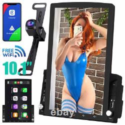 10.1 Vertical Car Stereo Radio Android 12 Double Din GPS Wifi CarPlay DSP 32GB