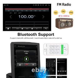 10.1 Vertical Car Stereo Radio Android 13 GPS WiFi Touch Screen BT Double 2 Din