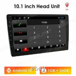 10.1 inch Android 10 Double 2 DIN Car Radio Stereo Quad Core GPS Navi Wifi Unit