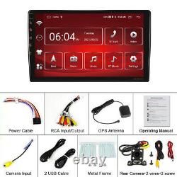 10.1 inch Android 9.1 Double 2DIN Car Radio Stereo Quad Core GPS Navi Wifi Unit