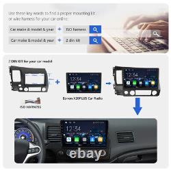 10.1 inch QLED Double DIN Wireless CarPlay Android Auto Car Stereo Radio GPS DSP